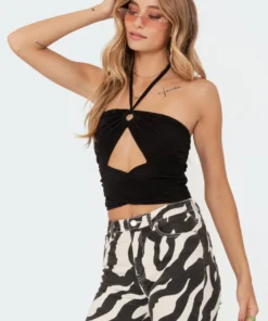 S11495_black Venus Hoop Top