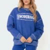 S11498_blue Encourage Sweatshirt