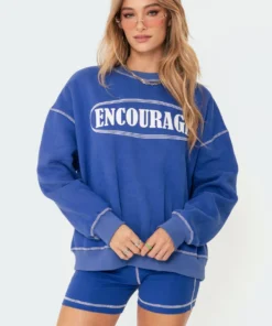 S11498_blue Encourage Sweatshirt