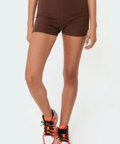 S11464_brown All You Need Shorts Pants