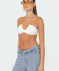 S11458_white Tabitha Ribbed Crop Top Tops