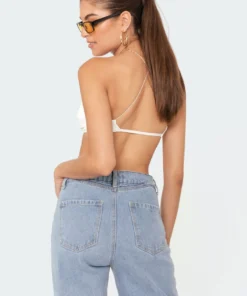 S11458_white Tabitha Ribbed Crop Top Tops