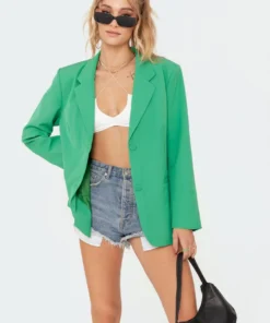 S11488_green Jackets & Coats Elisa Oversized Blazer 9 S11488_green Jackets & Coats Elisa Oversized Blazer