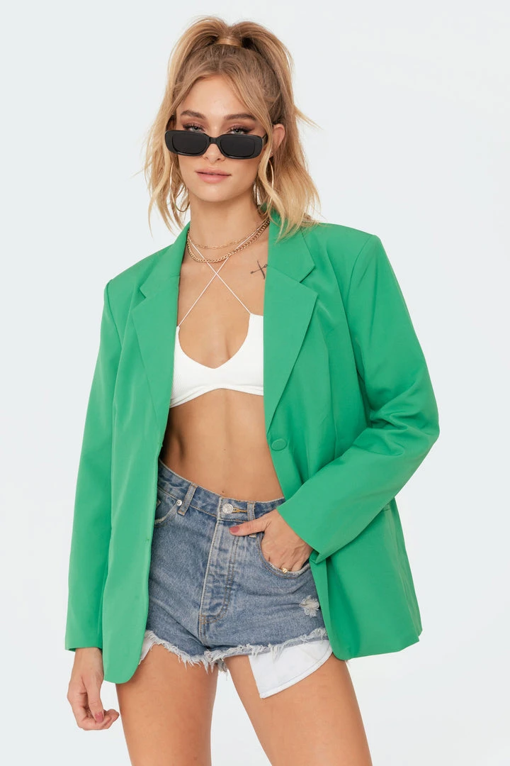 S11488_green Jackets & Coats Elisa Oversized Blazer 4 S11488_green Jackets & Coats Elisa Oversized Blazer