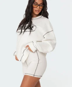 S11498_white Encourage Sweatshirt
