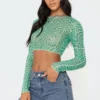S11466_green Distorted Mesh Top