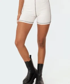 S11499_white Encourage Biker Shorts