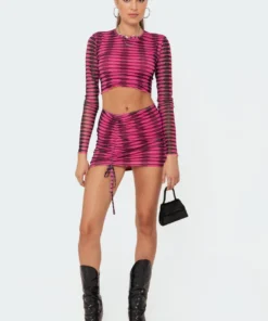 S11455_mix Anisa Mesh Top Tops