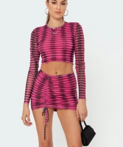 S11455_mix Anisa Mesh Top Tops