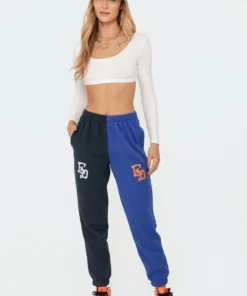 Edikted Shop 48 S11568_mix Split Ed Patch Sweatpants