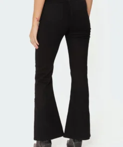 S11552_black Olympia Cut-Out Flared Jeans 9 S11552_black Olympia Cut-Out Flared Jeans