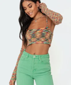 S11490_mix Tops Selina Knitted Gloves Top