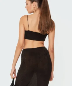S11428_black Shelby Crop Top Tops