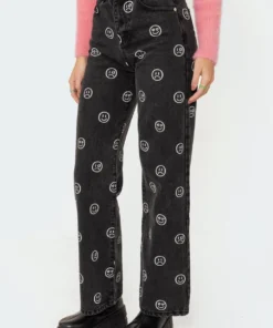 S11507_black-washed Moody Wide-Leg Jeans