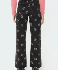 S11507_black-washed Moody Wide-Leg Jeans