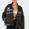 3018_black Team Reckless Oversized Baseball Jacket Jackets & Coats