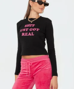 S11510_black Real T-Shirt