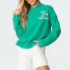 3039_green Tops Emotions Hoodie