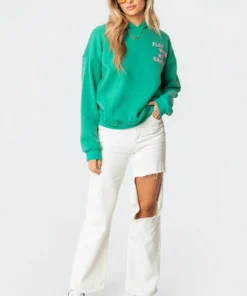 3039_green Tops Emotions Hoodie