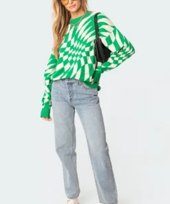 S11547_mix Tops Morphy Oversized Sweater