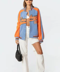 S11593_mix Cowboys Oversized Sweatshirt Jacket