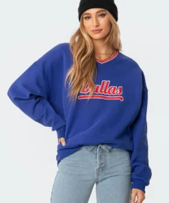 S11514_blue Tops Dallas Sweatshirt