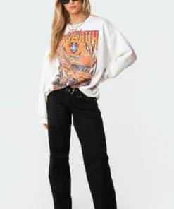 1001_white Fierce Oversize Sweatshirt 12 1001_white Fierce Oversize Sweatshirt