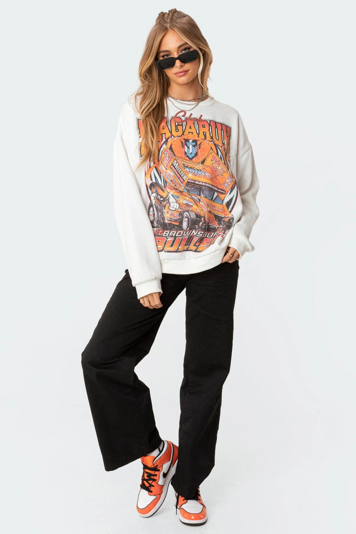 1001_white Fierce Oversize Sweatshirt 3 1001_white Fierce Oversize Sweatshirt