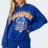 1049_blue Tops La Champion Oversized Hoodie