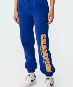 1077_blue La Champion Sweatpants
