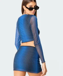 S11634_mix New In X-Ray Printed Mesh Top