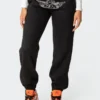 S11661_black Angie Rhinestone Sweatpants