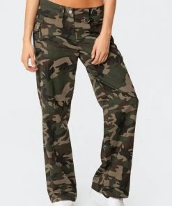 S11592-1_mix New In Aya Low-Rise Cargo Pants