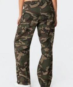 S11592-1_mix New In Aya Low-Rise Cargo Pants