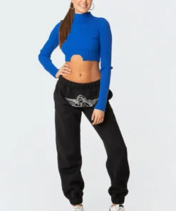 S11622_blue Bonnie Cropped Sweater