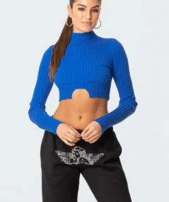 S11622_blue Bonnie Cropped Sweater