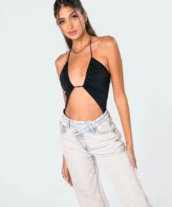 2007_black Farah Adjustable Bodysuit Tops