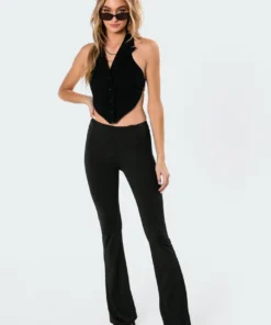 2015_black Vixen Open Back Vest Top Tops