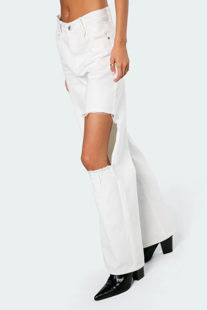 2006_white High-Key Ripped Wide Jeans 5 2006_white High-Key Ripped Wide Jeans