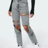 1054_gray Elle Super Ripped Mom Jeans 1 1054_gray Elle Super Ripped Mom Jeans