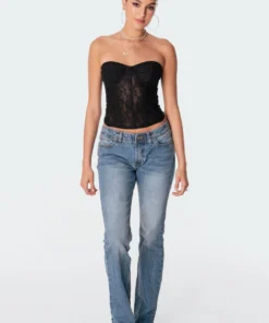 S11130_black Cartia Lace Corset