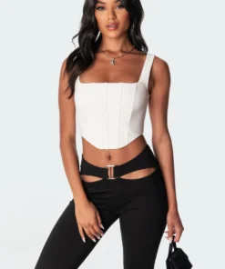 S11073_white New In Isla Corset Top