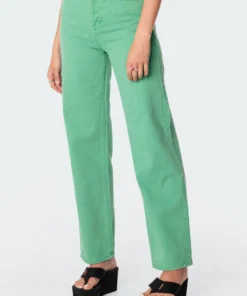 2005-1_green Pants Willa Wide Jeans