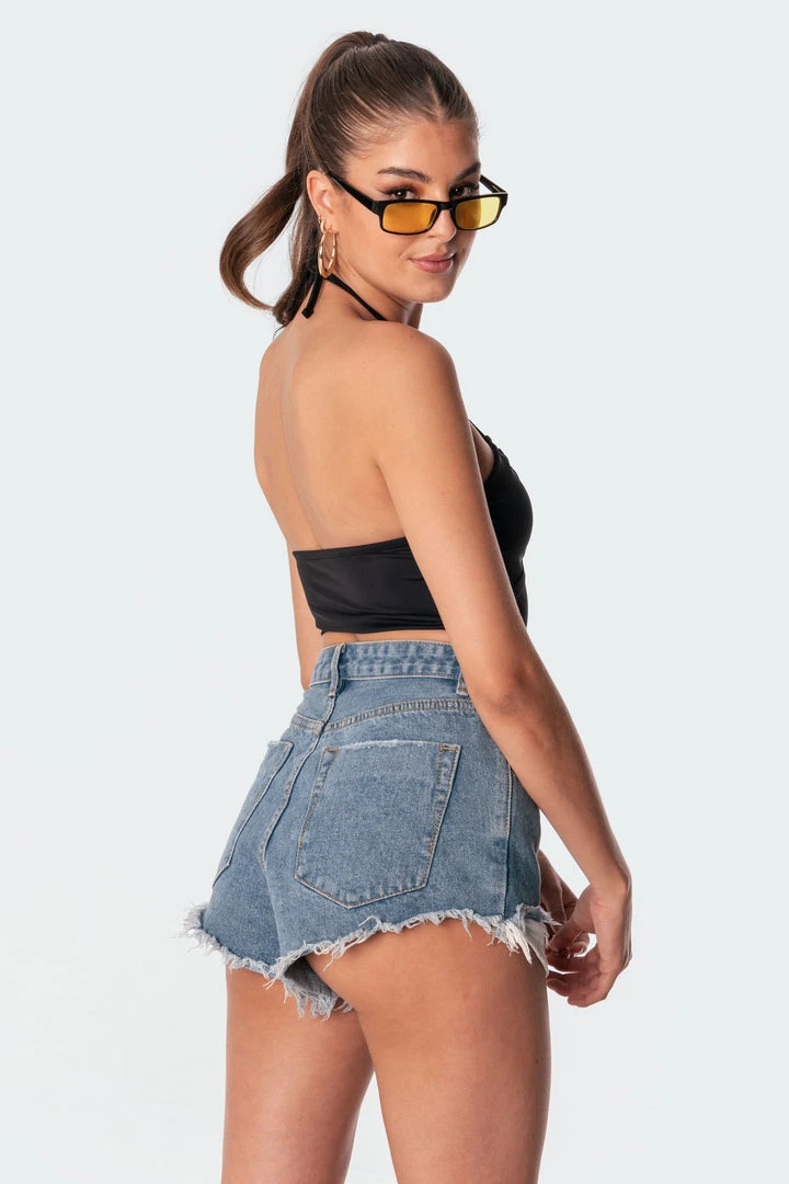 S11154_black Taya Adustable Halter Top Tops 6 S11154_black Taya Adustable Halter Top Tops