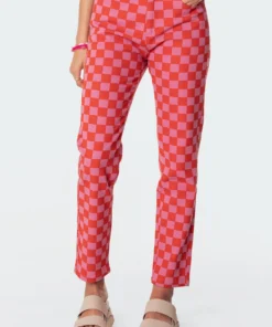 S11146_mix Pants Rory Checkerboard Jeans
