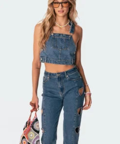 S11137_blue Byron Jean Top Tops