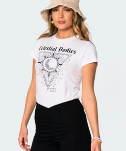 S11047_white Tops Celestial Bodies T-Shirt