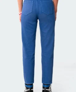 1083_blue Pants Cobalt Mom Jeans