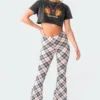 S11037_BEIGE Plaid It Pants