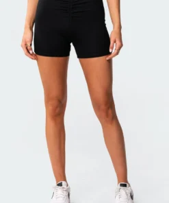 S11021_black Laini Strap Shorts Pants 8 S11021_black Laini Strap Shorts Pants